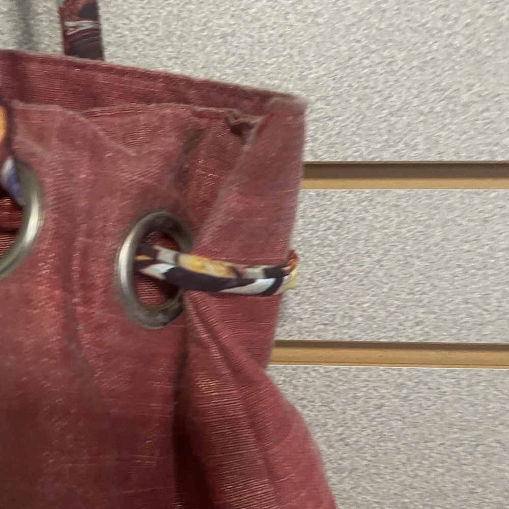 TRUE RELIGION Fragrances Hippie Chic Tote Bag Purse Red/Multi Color Drawstring! - Picture 5 of 8